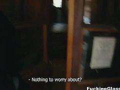 Marina walks her dog when a stranger approaches her. He is so convincing, that she takes him home and lets him bang her even if she has a boyfriend. He films everything with spy glasses.