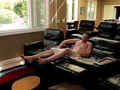 Checkout theis hot update from Next Door Male video featuring jock named, Mr.Shane is this video, where he shows you his hot body and big cock on the couch.