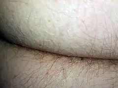 her hairy ass hole & pussy & i play with my small cock
