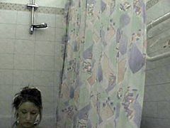 spy in shower premier