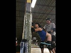 Indoor Rollerskating Track Sextape