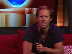 Nat Faxon is on the playboy morning show talking with the hosts. Three sexy girls show off their sexy bodies to the guest and morning host. They have a lot of fun and even plays a few games. Which girl will win?