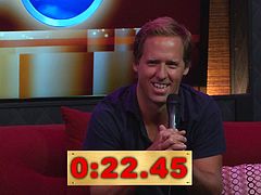 Nat Faxon is on the playboy morning show talking with the hosts. Three sexy girls show off their sexy bodies to the guest and morning host. They have a lot of fun and even plays a few games. Which girl will win?