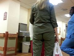 ANGRY WEDGIE AND VPL ON MILF