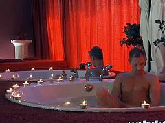 Erotic penis massage and masturbation solo. This horny hunk strips his all and reveals us his thick cock and stroke it slowly and with passion for your supreme satisfaction..