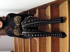 crossdresser relaxing