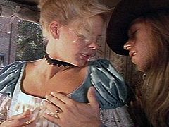 In this vintage western video a blonde babe gets drilled hard by a horny cowboy's cock
