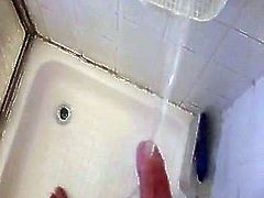 Shower, hands free cum.