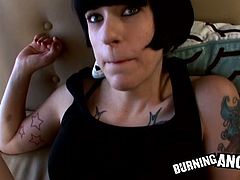Alt porn gothic hardcore sex with a brunette babe in this free hardcore sex tube.