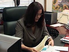 Two MILFs get frisky at the office and engage in all kinds of lesbian sex in this video that you can't miss. Here you will find two niches, MILFs and lesbians, are going to miss it? Watch as these two horny ladies eat each others' twat.