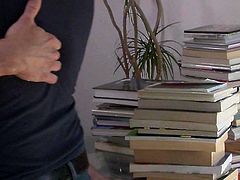 After working on some basketball drills with his student, a coach decides, it's the young man's hole that needs to be drilled! He takes him into his library and schools him... on sucking cock! Then it's his turn to be licked and fucked.