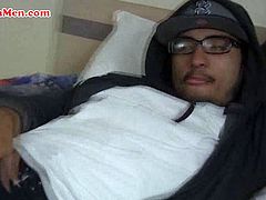 Cool and nice looking dude Ayler is your horny latino who loves to show his dick and letting them experience holding and jerking it. He watch a straight porn here while he jerks off.