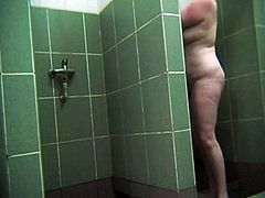 Voyuer:  REAL Hidden Cam in Moscow Shower @