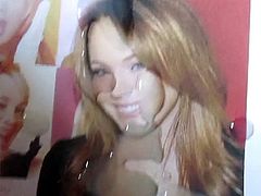 Lindsay Lohan Cum Tribute 5