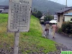 Mature japanese takes cock missionary style