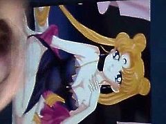 Cum on black lady Sailormoon