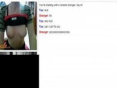 Omegle afternoon nice tits and young pu