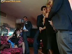 Rich man sex club is probably the place to be if you are looking for a hotties like this on this video as they are fucking on a group with this lucky rich guys with no shame.