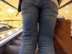 Sexy tight jeans ass - 8