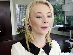 Blondie fun size Maddy Rose gets her tight pink pussy fucked