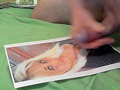 cum tribute to big tit blond slut