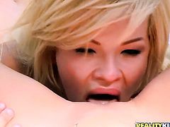 Blonde Adriana Sephora gets her vagina tongues by Malena Morgan