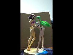 Code Geass Kallen and C.C. figure bukkake SOF