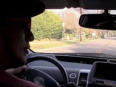 ThisGirlSucks - Ebony Teen Sucks Cock In The Car