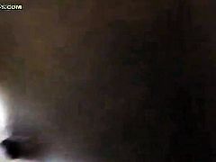 Brunette polishes lucky dudes rock solid sausage with her lips