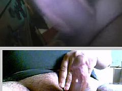 (C2C) Wank Fun With Buddy's Thick Cock
