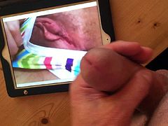 cumming on tribute's lips...