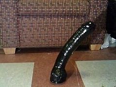 Lucina from dates25.com - Colossus anal dildo massive insert