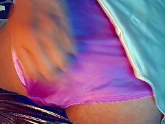 CD Shaking Her Ass in Satin, Silky, Shiny Panties