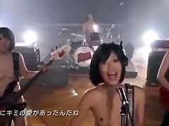 Beautiful Japanese Girl Band