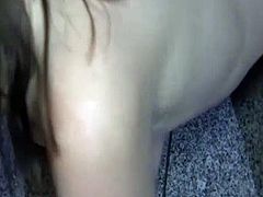 Skinny teen fist fucked by random men
