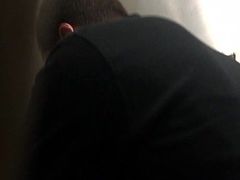 spy jerking in stall