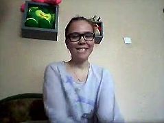 Cut russian on web cam