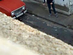 on the street