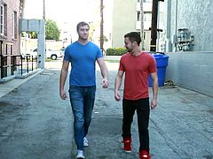 Slutty Colt has been following a hot stud down the street. When the daring stalker finally gets to talk with him, he meets a friendly guy, eager to enter his naughty game... Click to watch these bad boys undressing and sucking cock with burning passion!