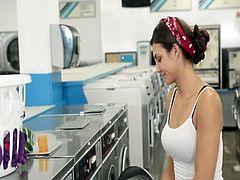 TeenCurves - Bootylicious Teen Fucked Hard in Laundromat