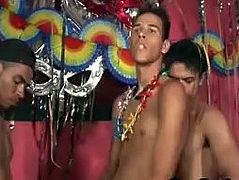Nice hardcore bareback fucking Of latinos. horny hot latin gay having an intense anal sex with his nasty hot latino friend in a nice place. sucking the hard cock and fucking the tight ass hole with his angry dick then released a huge cum.