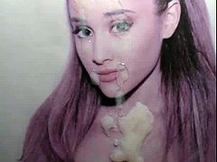 Cum tribute to Ariana Grande!!!