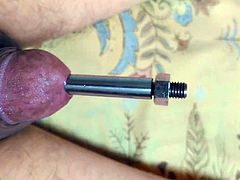 Sounding! Pull out 30cm rod from urethra.small penis