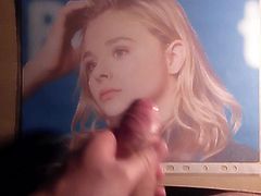 Cum Tribute on Chloe Moretz