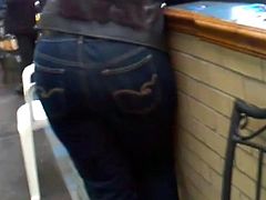 Gold Candid Ass #1 (Jeans)