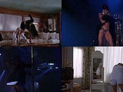 Demi Moore Striptease Scenes Split Screen Compilation