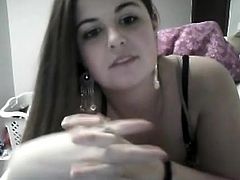 Pretty Teen masturbation in webcam