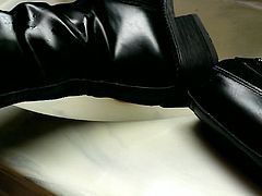 Wifes boots, glitter, stiff