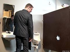 Men Over 30 Public Work Bathroom GloryHole