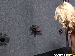 Emily Austin works an anonymous black dick.